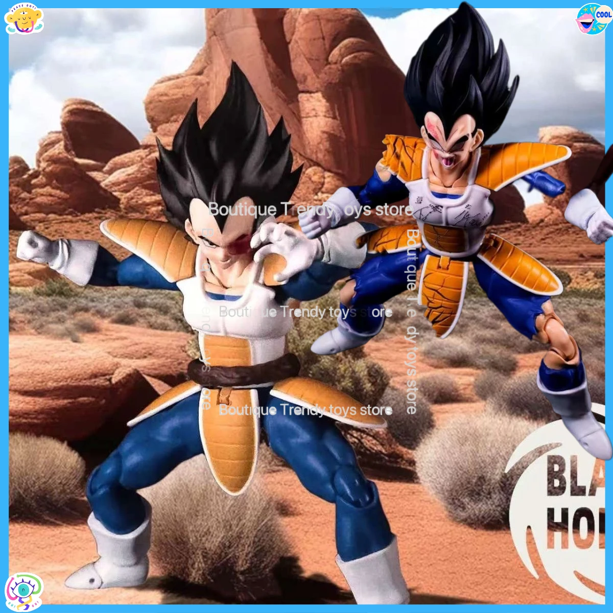 

In Stock Dragon Ball SHF Super Saiyan Fight Suit Battle Damage Is Goku Vegeta Anime Action Character Model Gift Toys