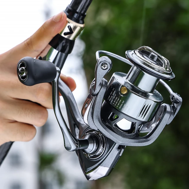 Sougayilang Spinning Fishing Reels 5.2:1 High Speed Gear Ratio Max Drag  10Kg Carp Reels for Fresh/Salt Water Bass Pike Fishing - AliExpress 18