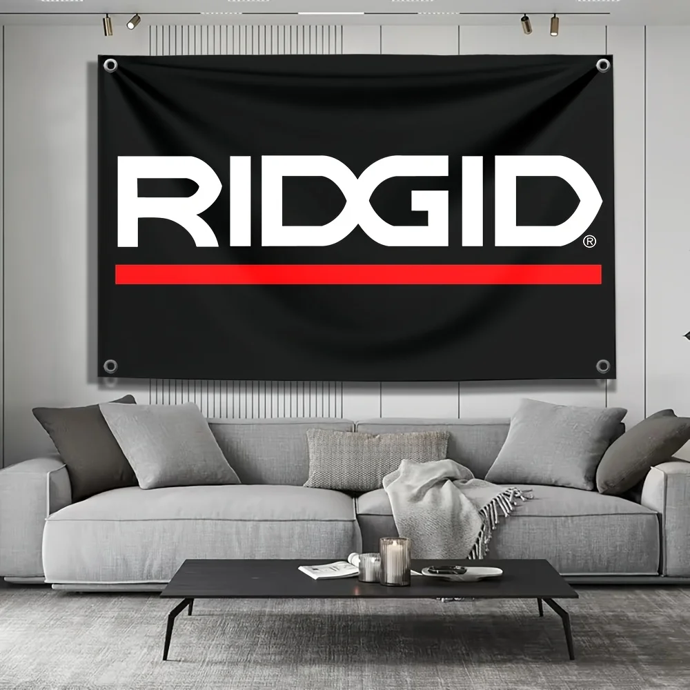 High Quality RIDGID Logo Banner Outdoor Promotion Signage Flag 60x90cm Vinyl PVC Display for Tools Sale Construction Event Event