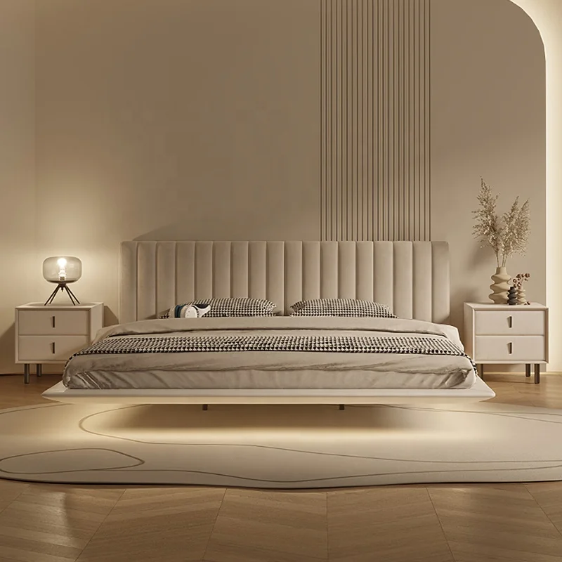 5 Star Complete Luxury Modern Solid Wood King Size Double Bed Furniture Set for Hotel Bedroom - view 4