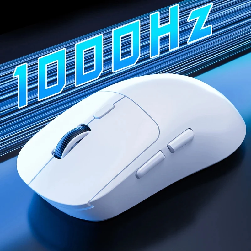 New M348 Superlight Mouse Bluetooth 2.4G Wireless Gaming Mouse Flagship Chip Gaming Sensor 6 Adjustable DPI for Office Game