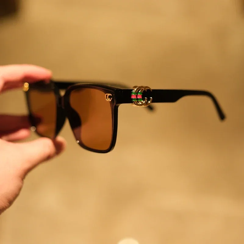 

2025 Luxury Designer UV400 Sunglasses for Women Men New Trendy Square Sun Glasses Ladies Vintage Cool Sunglass Gafas De Sol