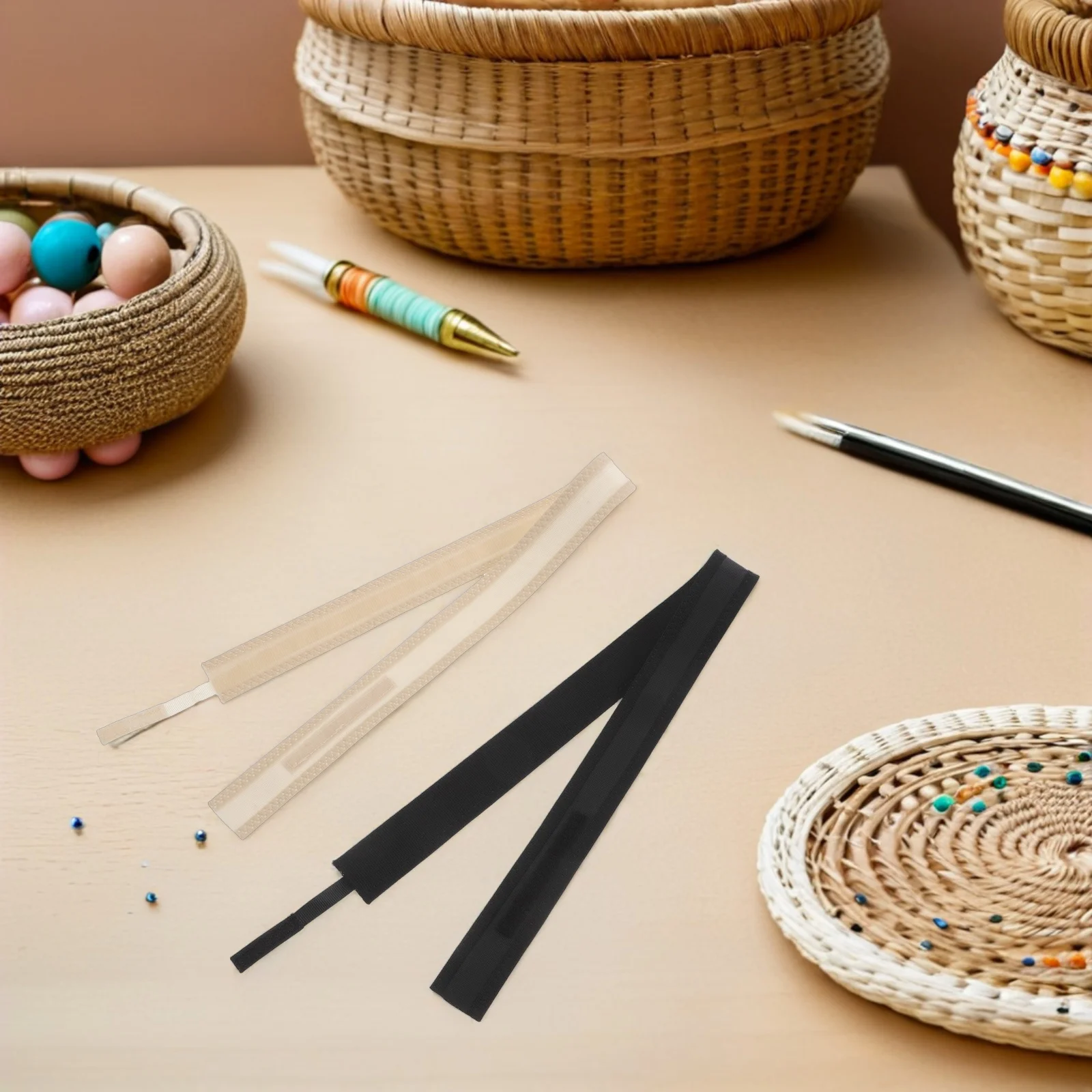 

10pcs Adjustable Hat Band Size Reducer Elastic Fabric Sweat Absorbing Liner For Fedora Beach Camping Working Hats Hat Bands For