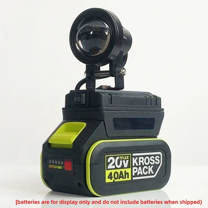 

Фонарик для WORX 2, лампы, комплект для переоборудования электроинструмента «сделай сам», литиевая батарея, прожектор, ремонтный светильник, светодиодный фонарик без батареи