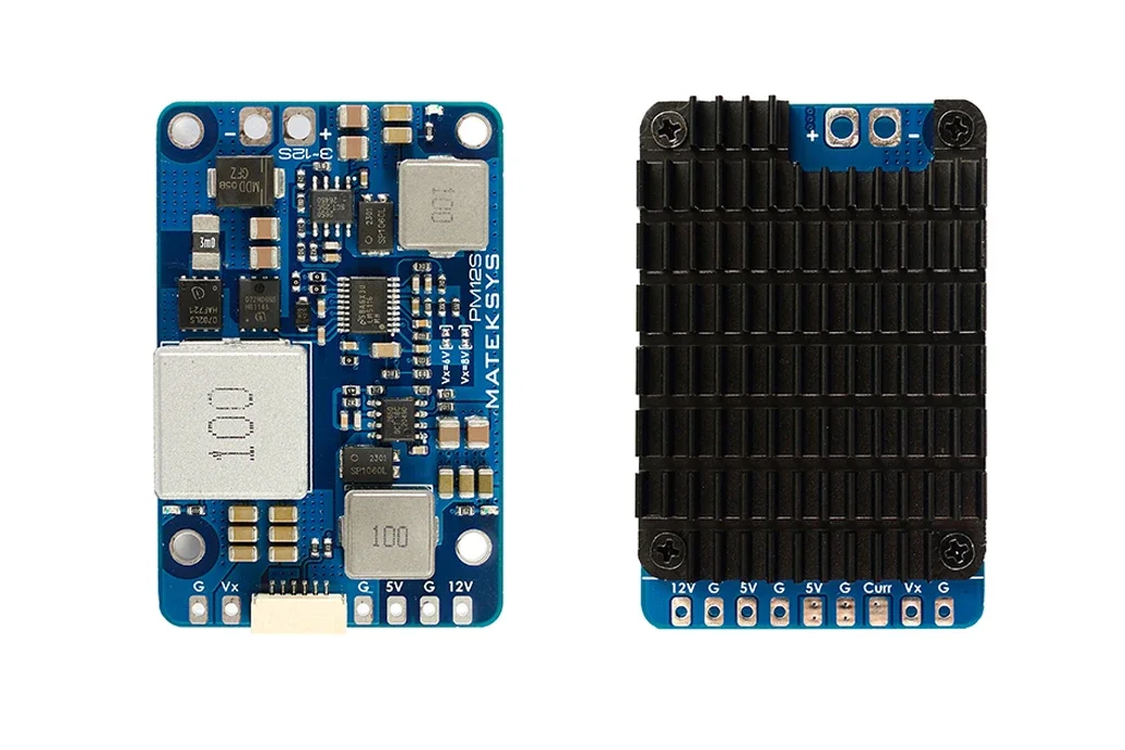 Mateksys Matek Systems MÓDULO DE ENERGÍA PM12S-3 5V/12V 4A 5-8V/15A BEC para RC Multirotor Dron de carreras con visión en primera persona de largo alcance