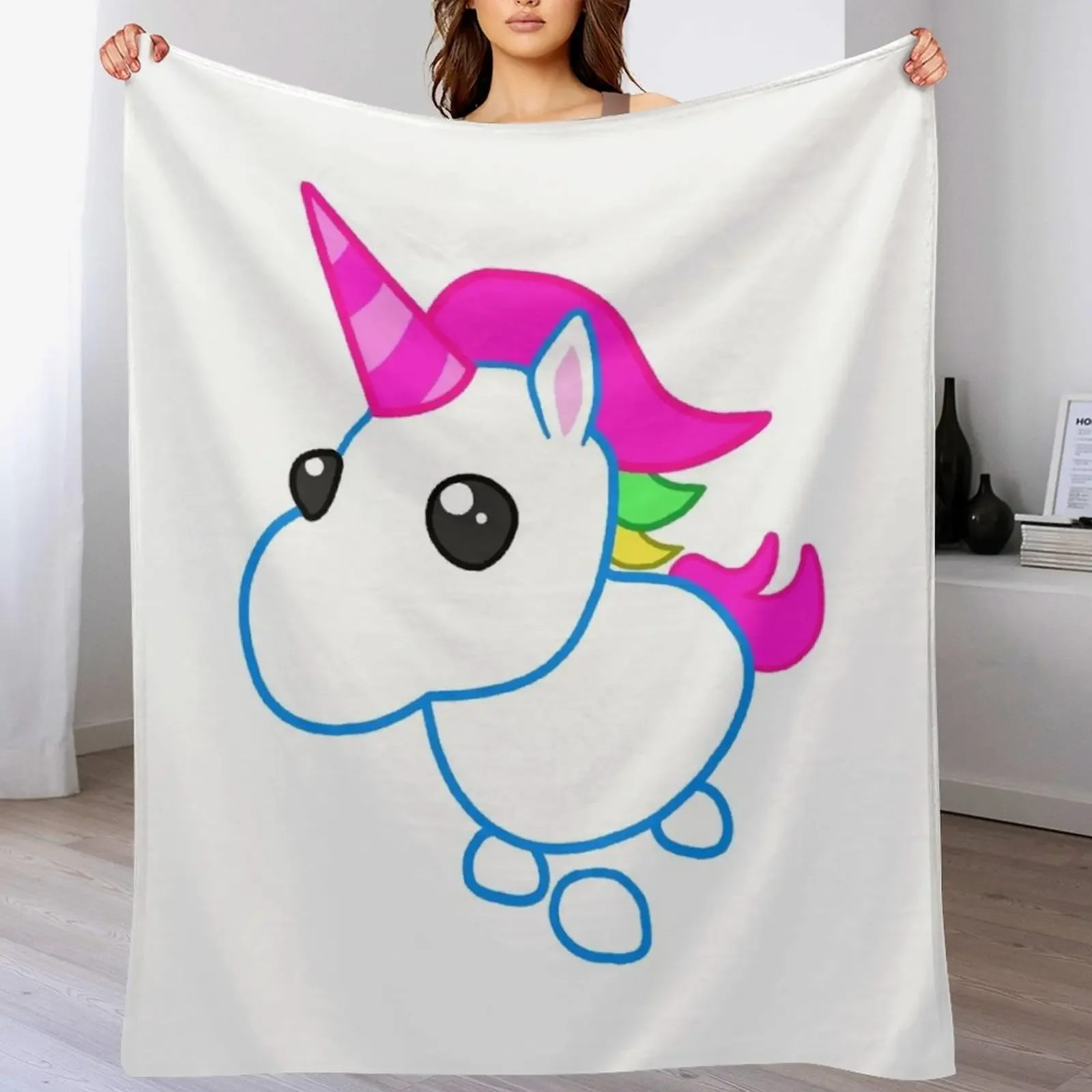 

iamsanna Throw Blanket Shaggy Furry Soft Blanket for Bedroom Living Room