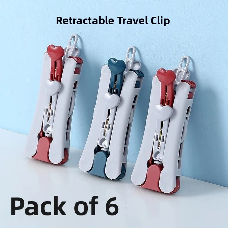 Portable Travel Multi-Functional Retractable Clothes Drying Rack Compact Hanging Organizer for Business Trips And Home Use