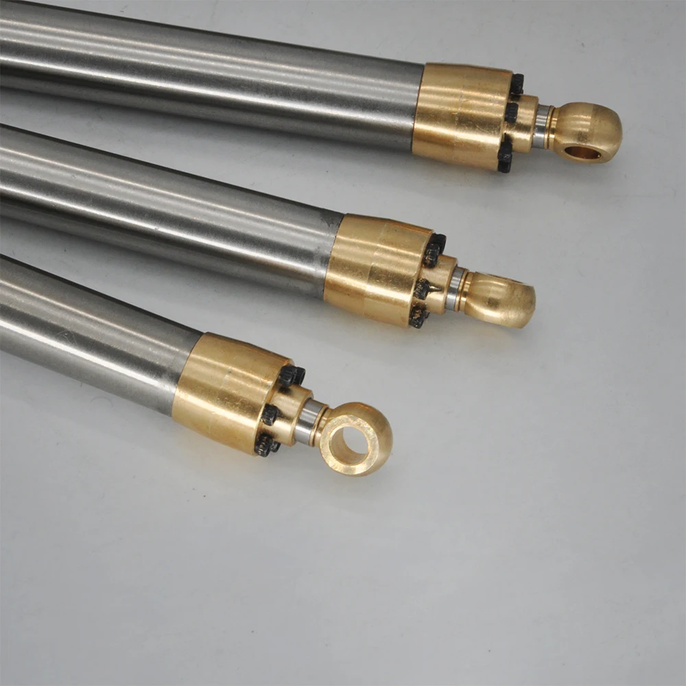 Metalen Duwstang 35/55/70/90/120mm Slag Elektrische Simulatie Hydraulische Cilinder voor RC Auto Graafmachine en Robot Model Speelgoed Onderdelen