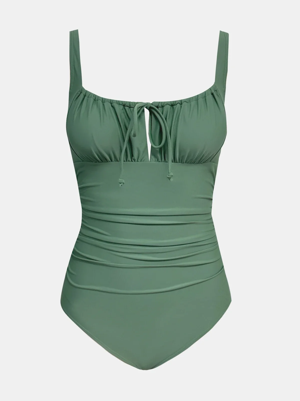 Cupshe ساحة الرقبة الرباط قطعة واحدة ملابس السباحة للنساء مثير عودة هوك ثوب سباحة مونوكيني جديد ثوب السباحة بحر