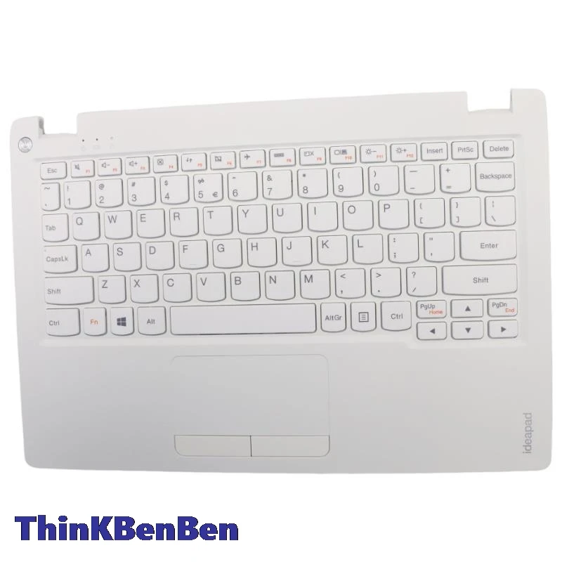 

US English White Keyboard Upper Case Palmrest Shell Cover For Lenovo Ideapad 110S 11 11IBR 5CB0M53676