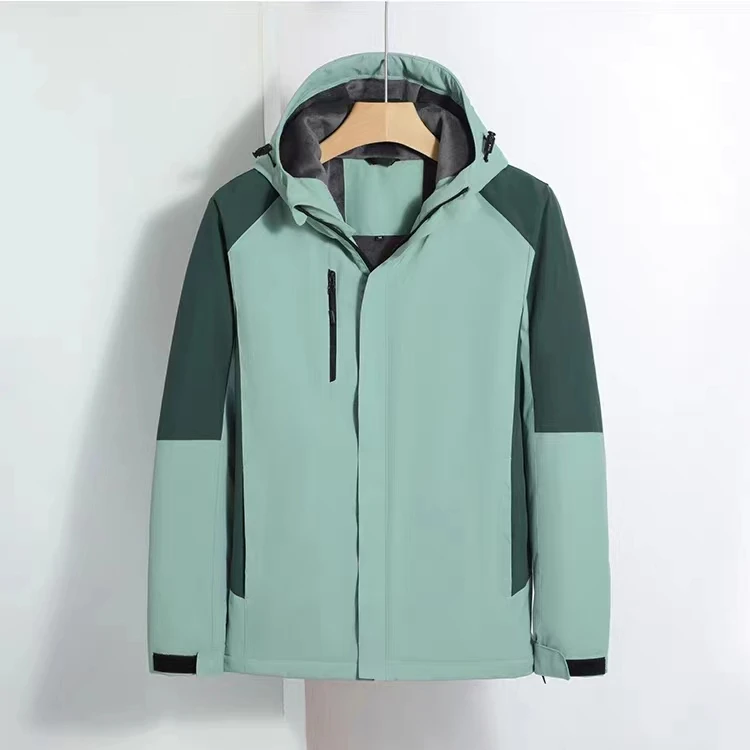 Pakaian Kerja Katun Thiened Jaet Pria Musim Dingin Sangat Baik untuk Pembersihan Otomatis Perbaikan Tahan Panas Tahan Angin dengan Cetakan Kata-kata