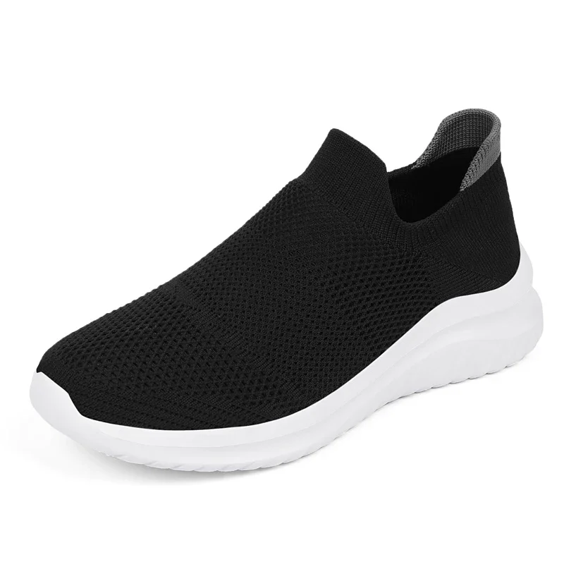 Baskets unisexes ultralégères et confortables pour hommes et femmes, chaussures de marche décontractées, chaussettes, bouche, tennis, offre spéciale