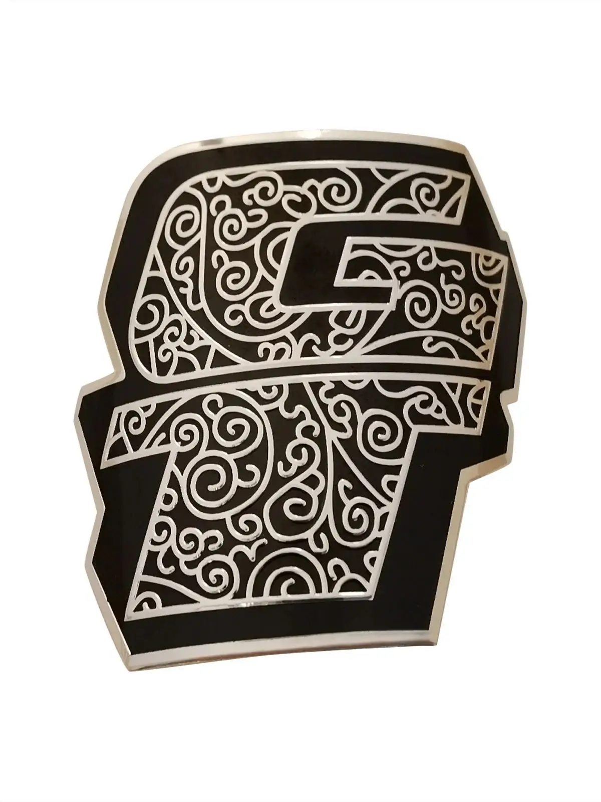 For GT Bicycle head badge Made Of Thin Aluminum Alloy BMX Folding Bike Front Frame Bicycle Accessories DIY Decorative Stickers
