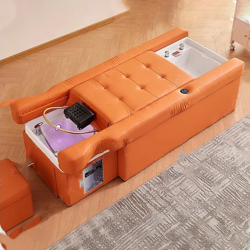 

Styling Chairs Hair Stylist Professional Washbasin Therapy Washing Chair Shampoo Bowl Basin Head Spa Cama Abatible Bed Nursing