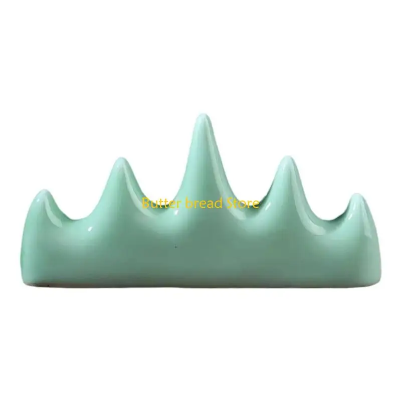 W89C Ceramic Brush Pen Stand Paperweight Brush Holder For Beginner