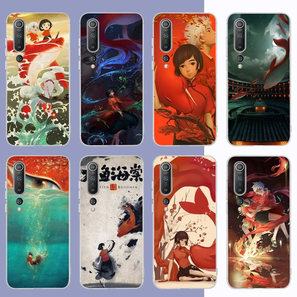 Big Fish & Begonia cartoon Phone Case for Samsung S21 A10 for Redmi Note 7 9 for Huawei P30Pro Honor 8X 10i Cover