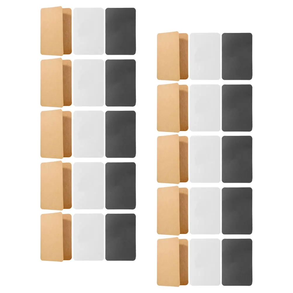 

30pcs Blank Fine Material Diy Message Festival Gift Bulk Writable Blessing Cards Folding Paper Cards