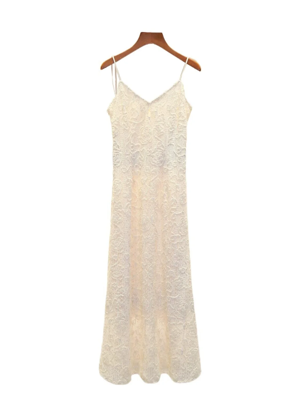 High-End Summer Floral Embroidery Long Dr Women's Strapl Gown Ele Chic Sle Commute Friendly High Waist Design