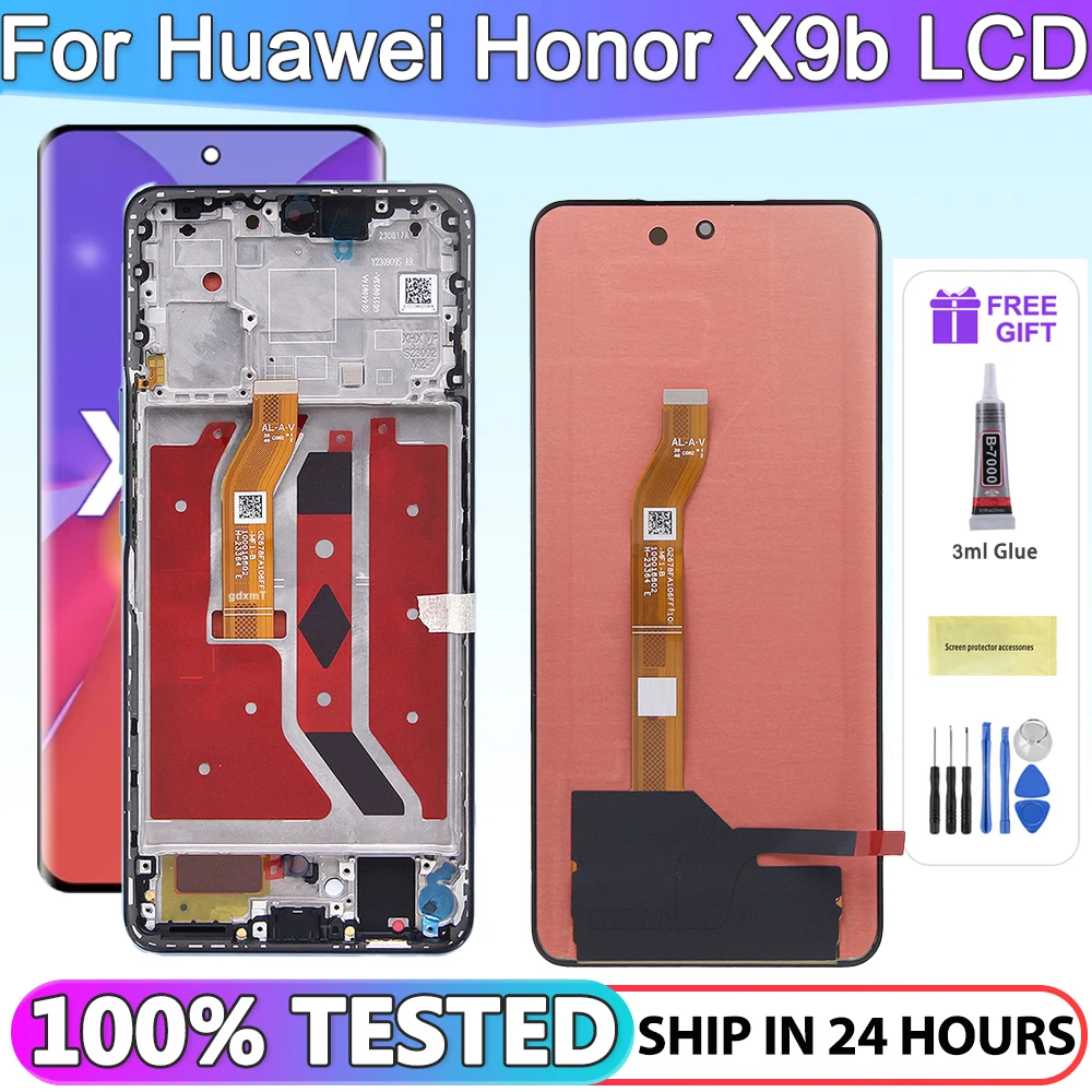 For Honor X9B 6.78\'\'For HUAWEI Honor X9b ALI-NX1 LCD Display Touch Screen Digitizer Assembly Replacement