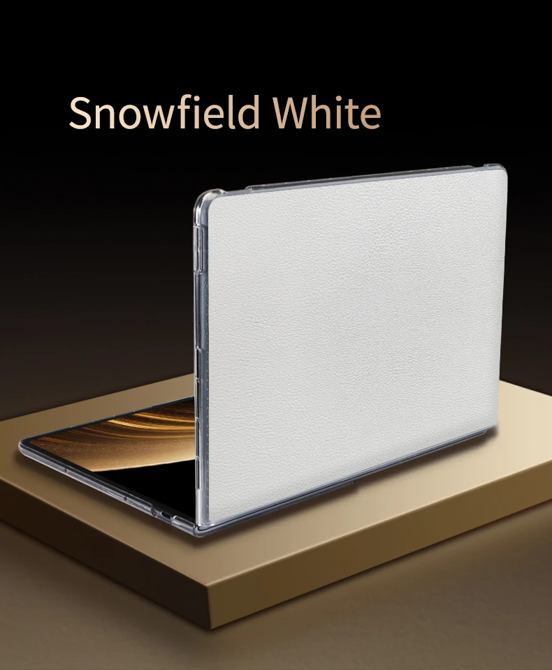 Black & White Anti-Drop Cases For Huawei MateBook Fold Premium Master Edition Foldable Laptop Shell Protectors Matte HarmonyOS