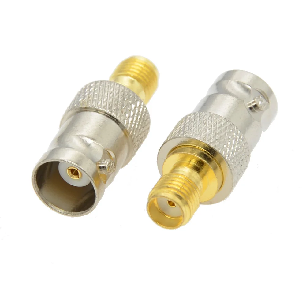 100pcs SMA Male/Female to Q9 BNC Male/Female RF Adapter for SDR Radio CCTV Ham UV Camera scanner Electronics 50 Ohm RFDOTOP