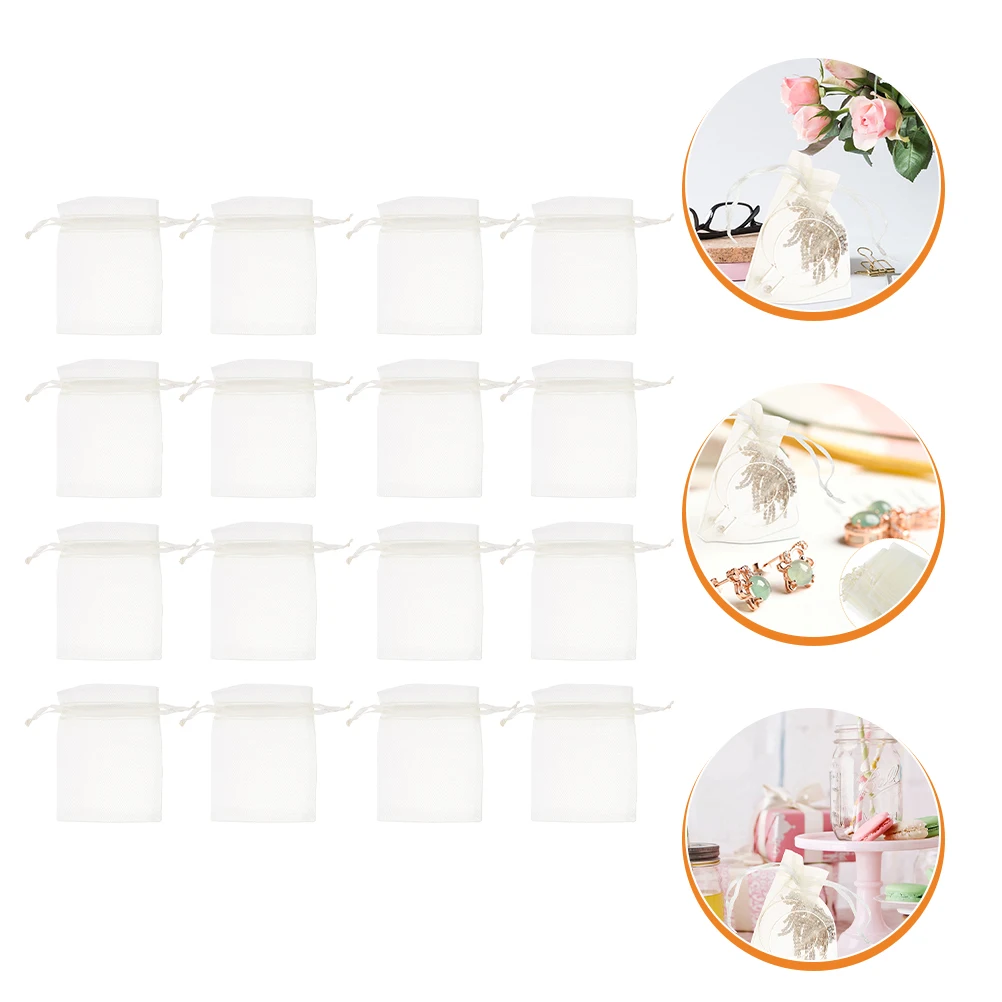 

100 Pcs Gift Drawstring Bag Bags Boxes for Sweets Craft Favors Party Candy Small Wedding Mini