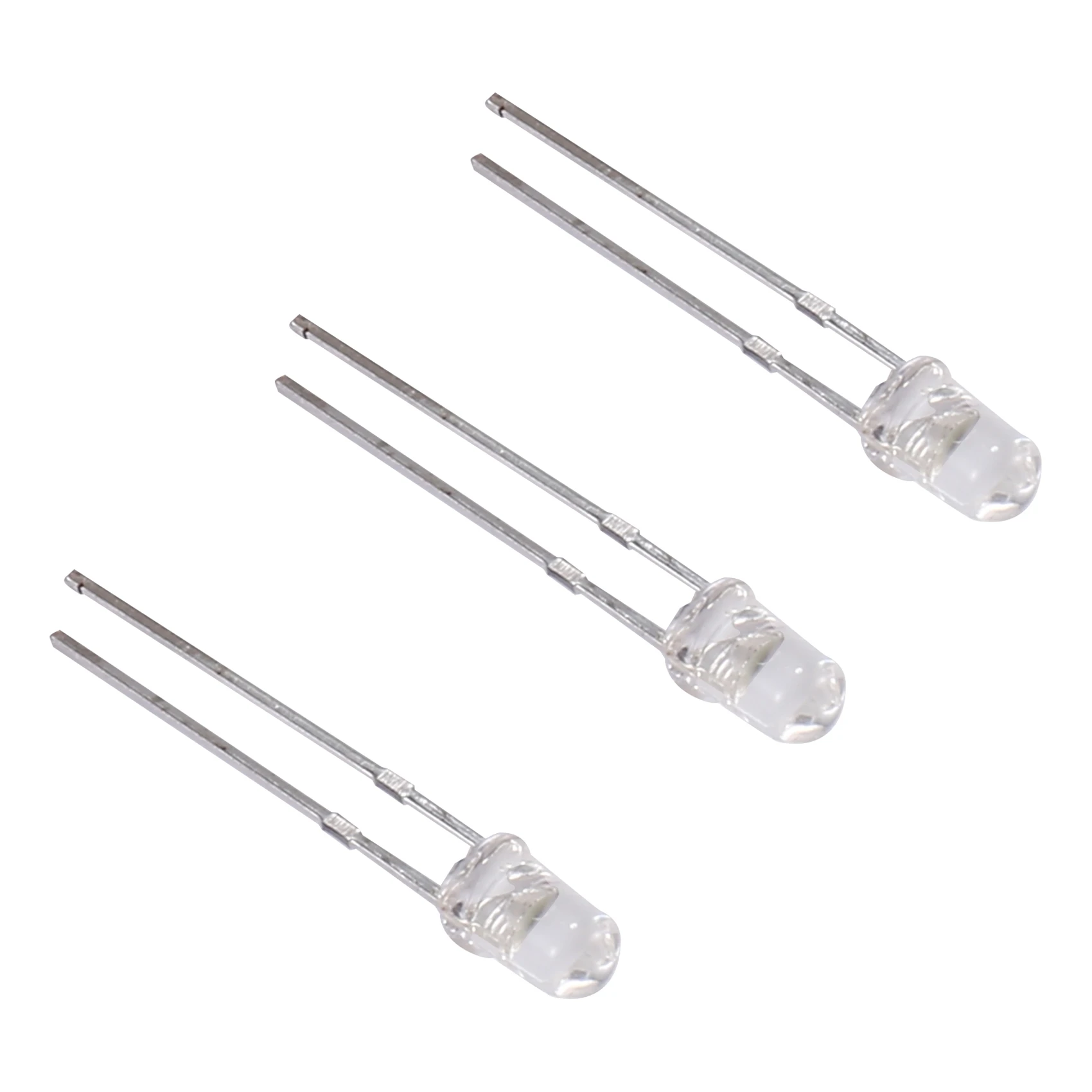 ABST 3mm White LED Light 100pcs Light Emitting Diode
