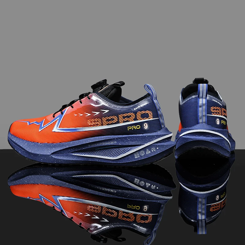 Sports Shoes, Carbon Plate Mesh, Breathable, Student, Teenage, Couple Style, Racing Shoes, Professional Marathon Training Shoes