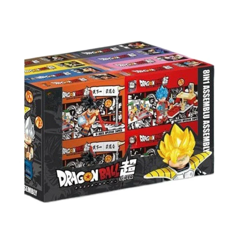 Dragon Ball Son Goku Cartoon Assembled Model Mini Model Set Toy Dots Baseplate DIY Plastic Plate Classic Accessories Kids Toys