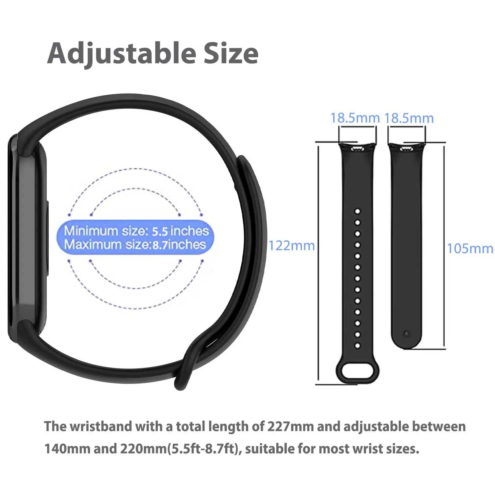 スマートウォッチ用シリコン交換ストラップ,NFCブレスレット,スポーツベルト,Mi Band 8,9,Xiaomi