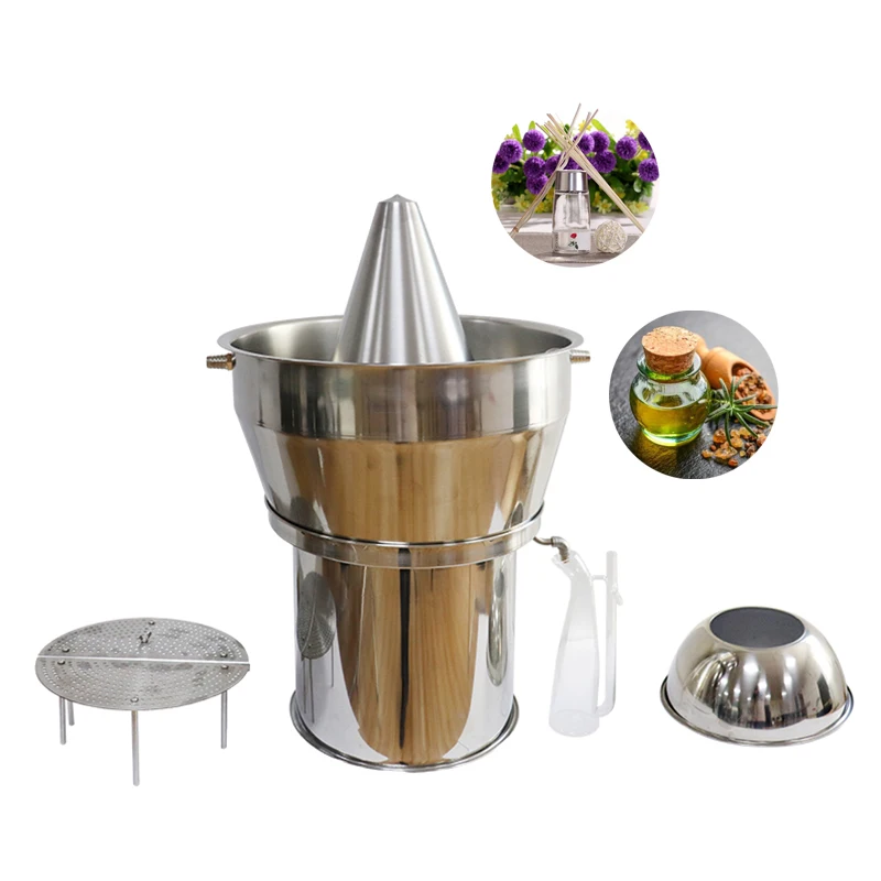 Competitive price distillation water rose steam distillation/lavender ylangylang essential oil distiller