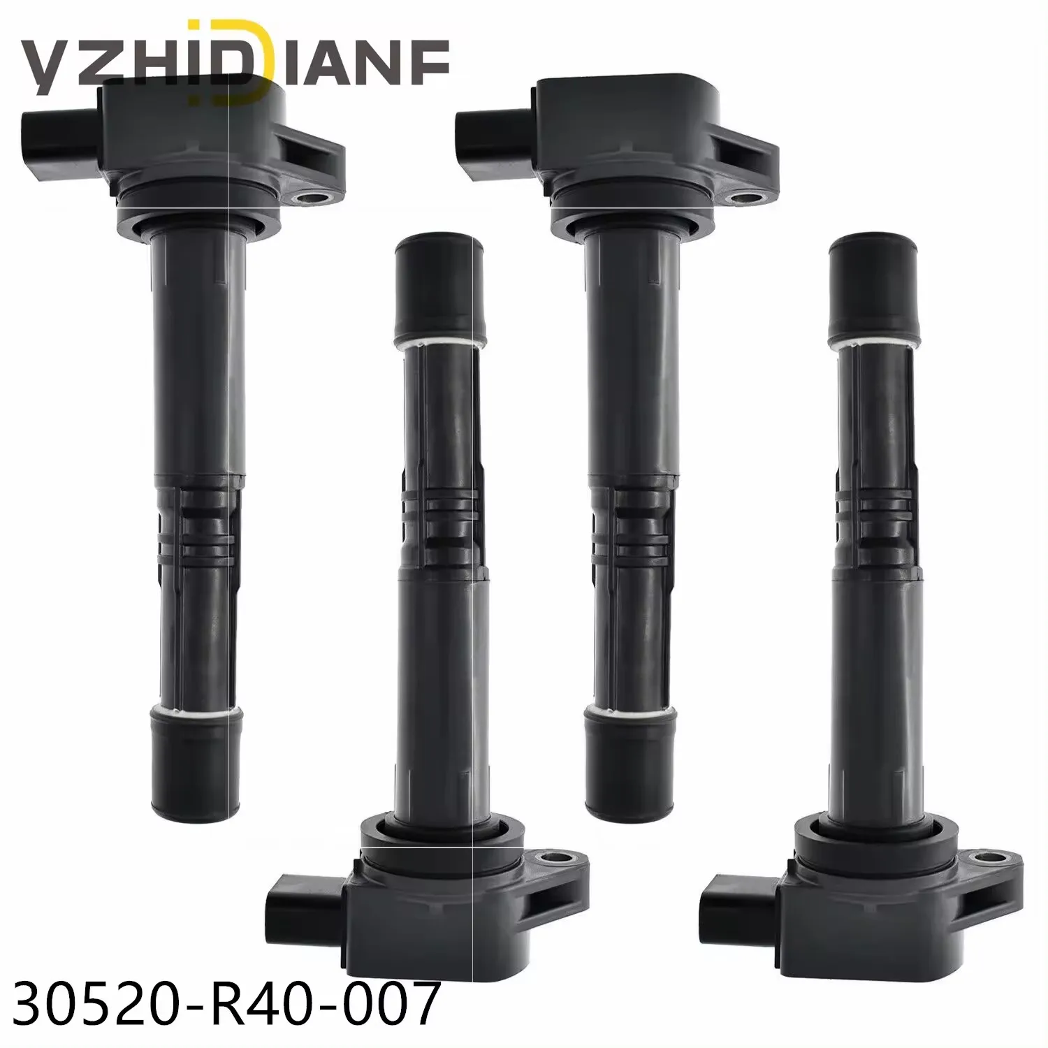 4x 30520-R40-007 099700-148 Ignition Coil for Honda- Accord Civic- Crosstour CR-V CRV ODYSSEY Acura- ILX 2.0L 2.4L 2000-2015