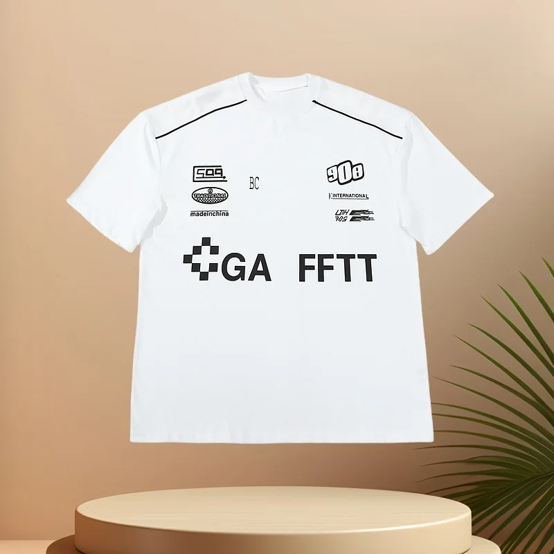 

2025 Men And Women Motorcycle Casual Loose Riding Short Sleeved T-Shirt Summer New Breathable Quick Drying Short Sleeved Shirt