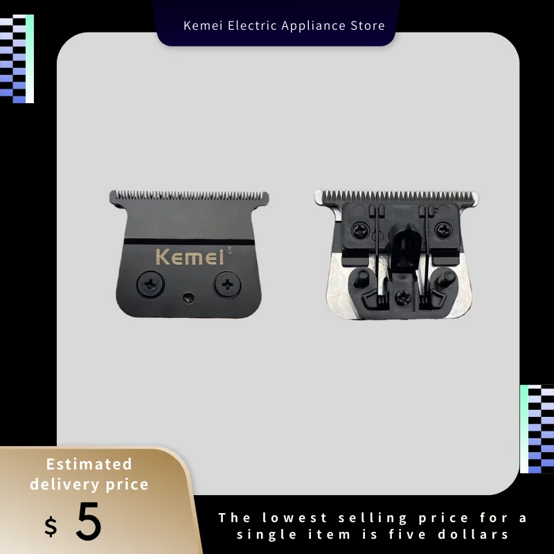 Kemei-KM-2299 Salon Cabelo Clipper, Máquina De Tratamento De Cabelo, Acessórios Do Produto, Lâmina, Navalha