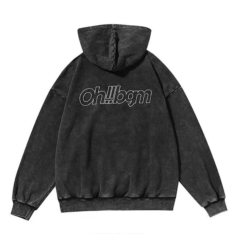 Women's Hoodie Cotton Thick Winter Hooded Shirt Gothic Print Hoodies clothing High Street  New Pullovers for men Y2k Vintage