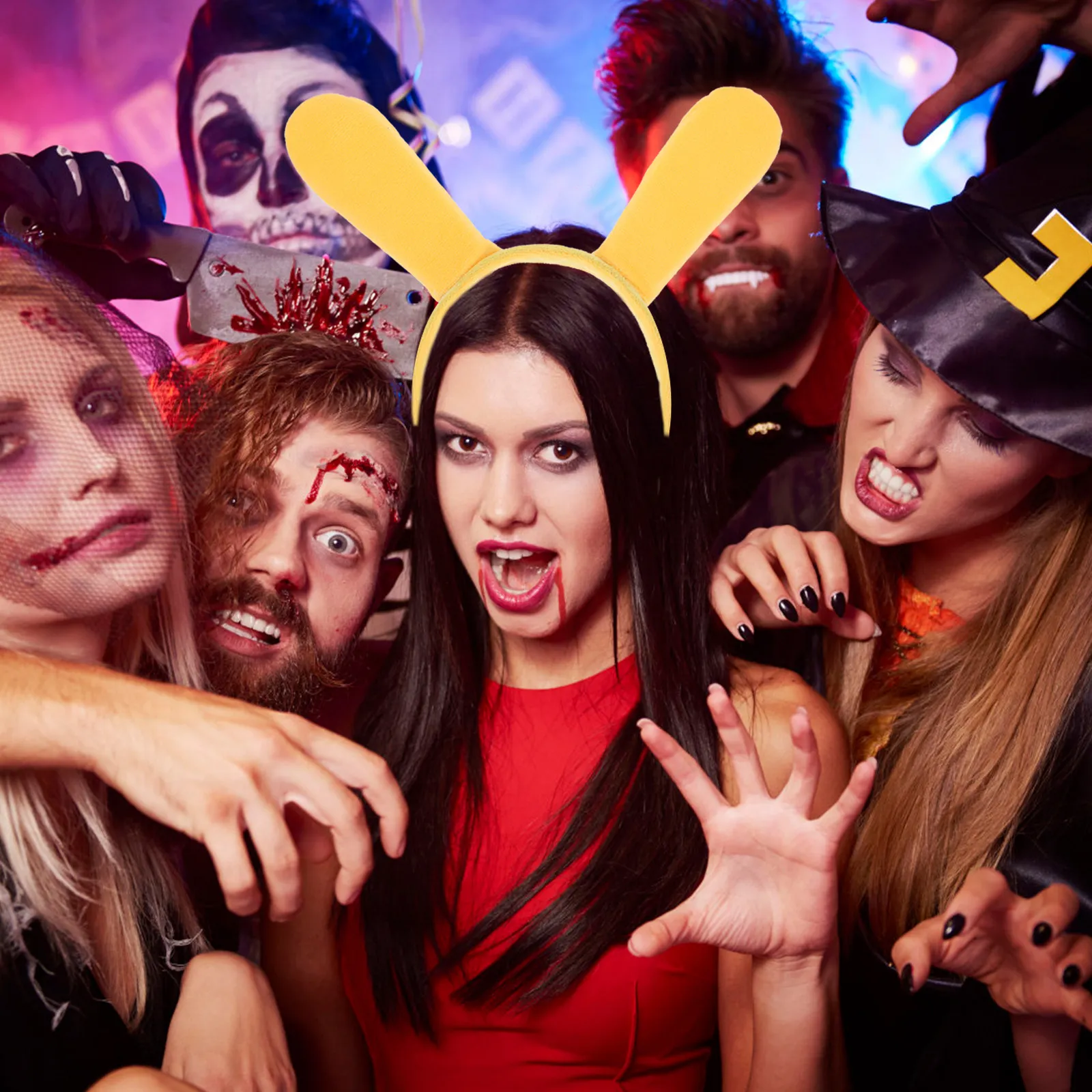 

1 шт. повязка на голову с кроличьими ушками, очаровательный головной убор с ушками животных, декоративное украшение для волос, карнавальный головной убор, реквизит для костюмированных вечеринок