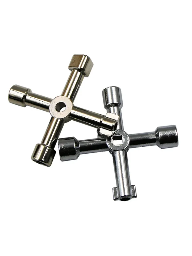 Multifunction 4 Ways Universal Triangle Wrench Key Plumber Keys Triangle For Gas Electric Meter Cabinets Bleed Radiators