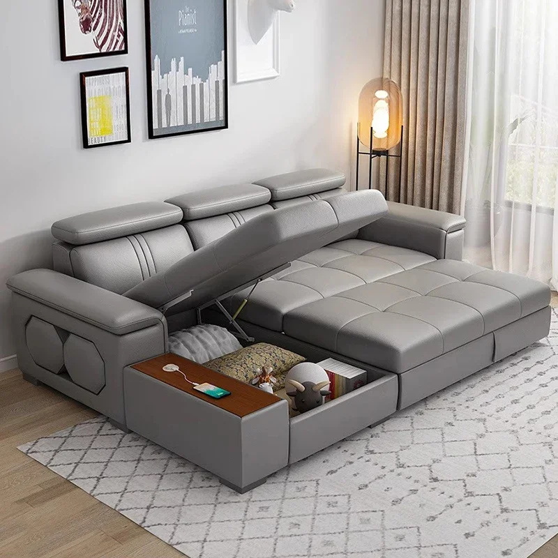 

Leather Recliner Living Room Sofas Lazy Luxury Lounge Designer Multifunctional Sofa Relaxing Minimalist Divano Home Furniture