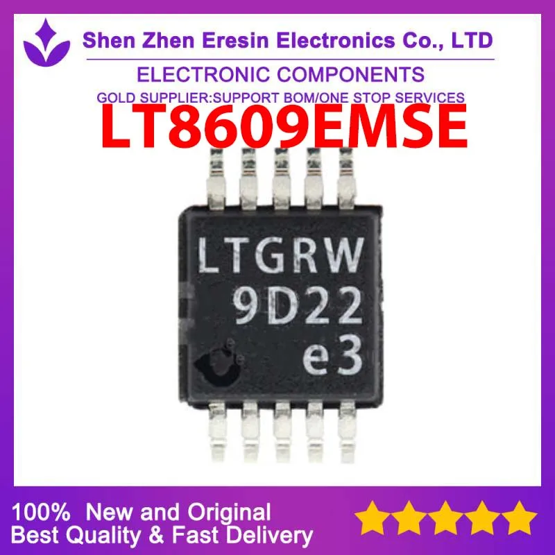 จัดส่งฟรี5ชิ้น/ล็อต LT8609EMSE MSOP10ใหม่และต้นฉบับ