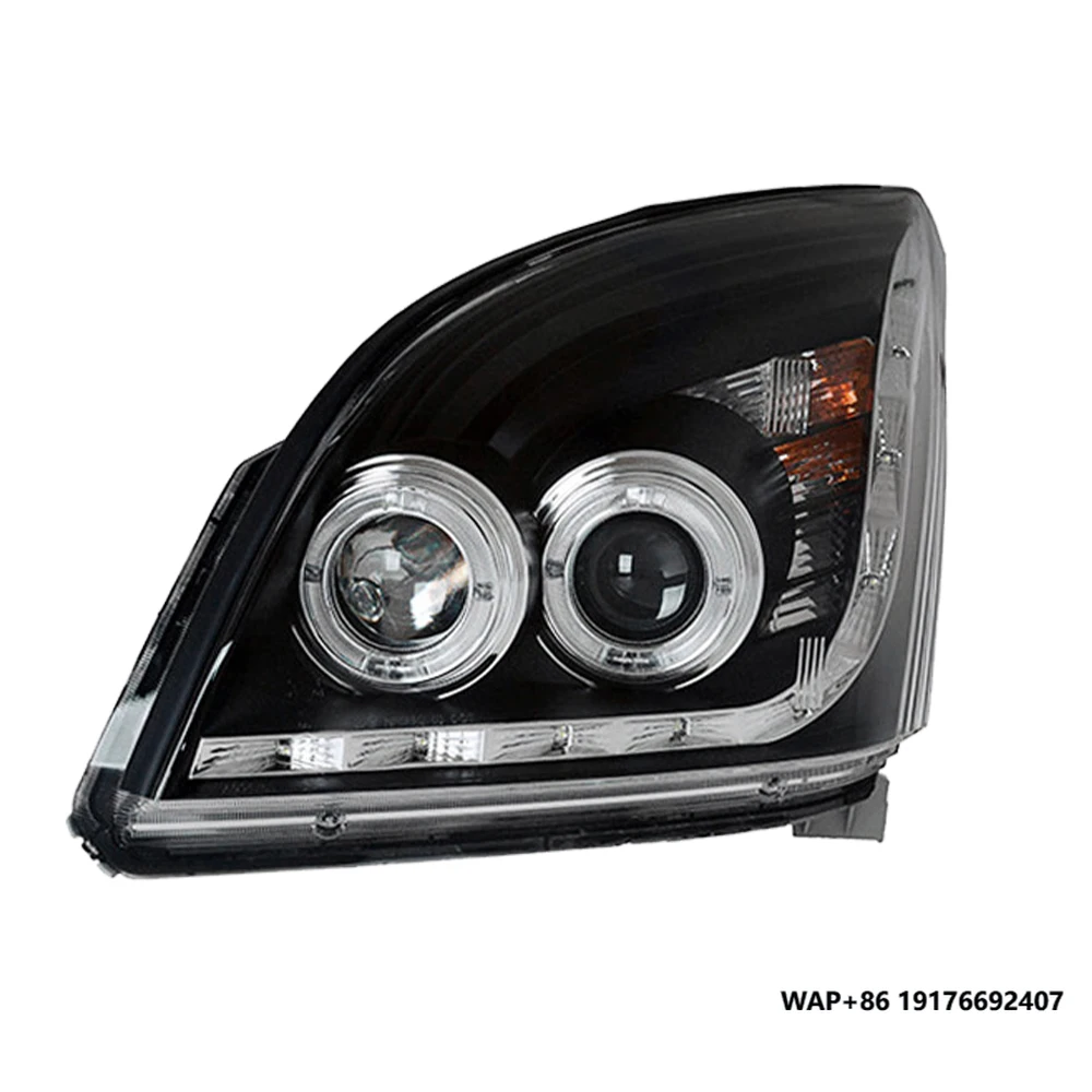 

Car Head Lamps for Prado 2004-2009 LED Auto Headlight Assembly Upgrade Angel Eyes Projector Lens Dynamic Light Accessories