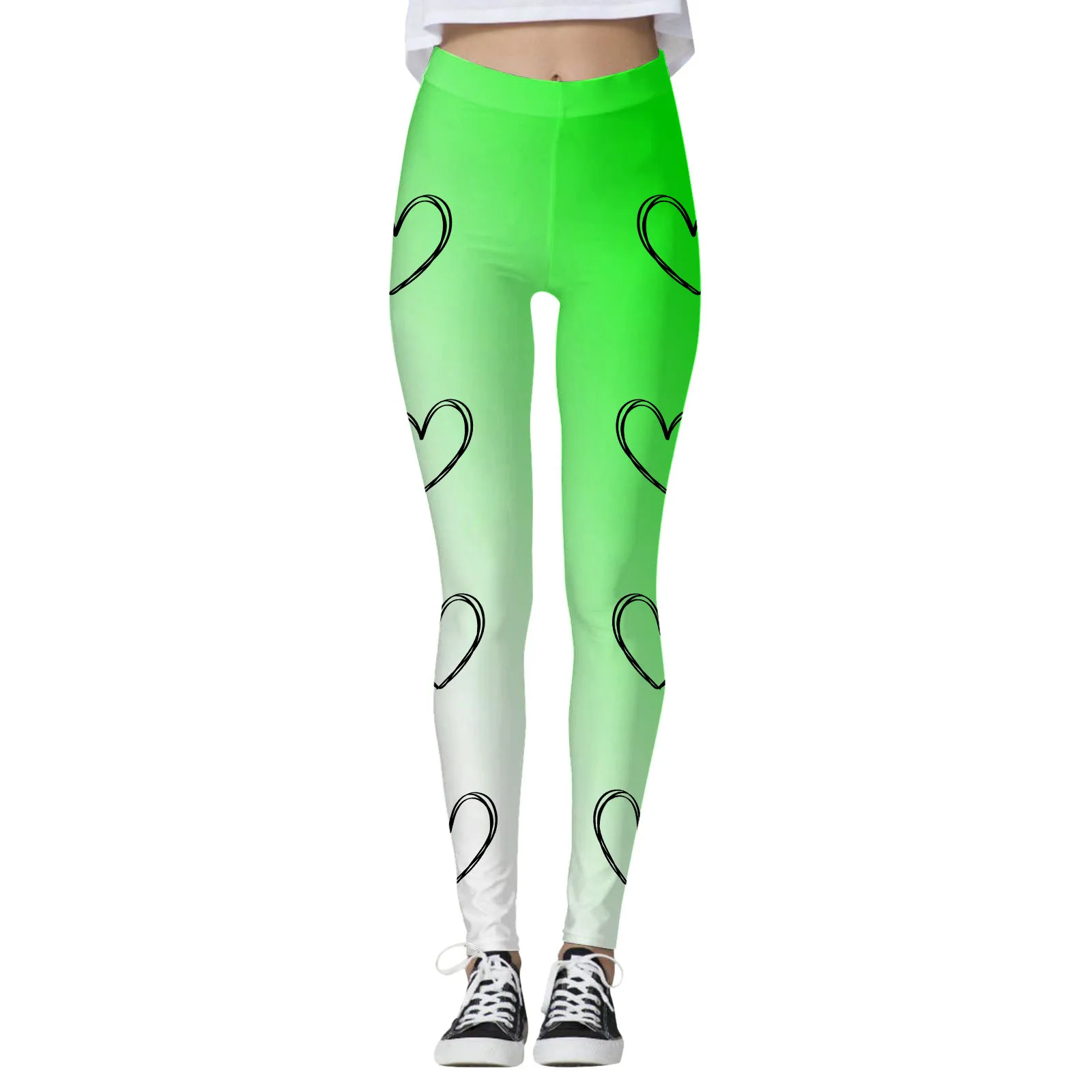 Love St Patricks Dag Print Sport Leggings Vrouwen Push Up Sexy Legging Broek Yoga Gym Workout Panty Meisjes Outdoor Pantalones