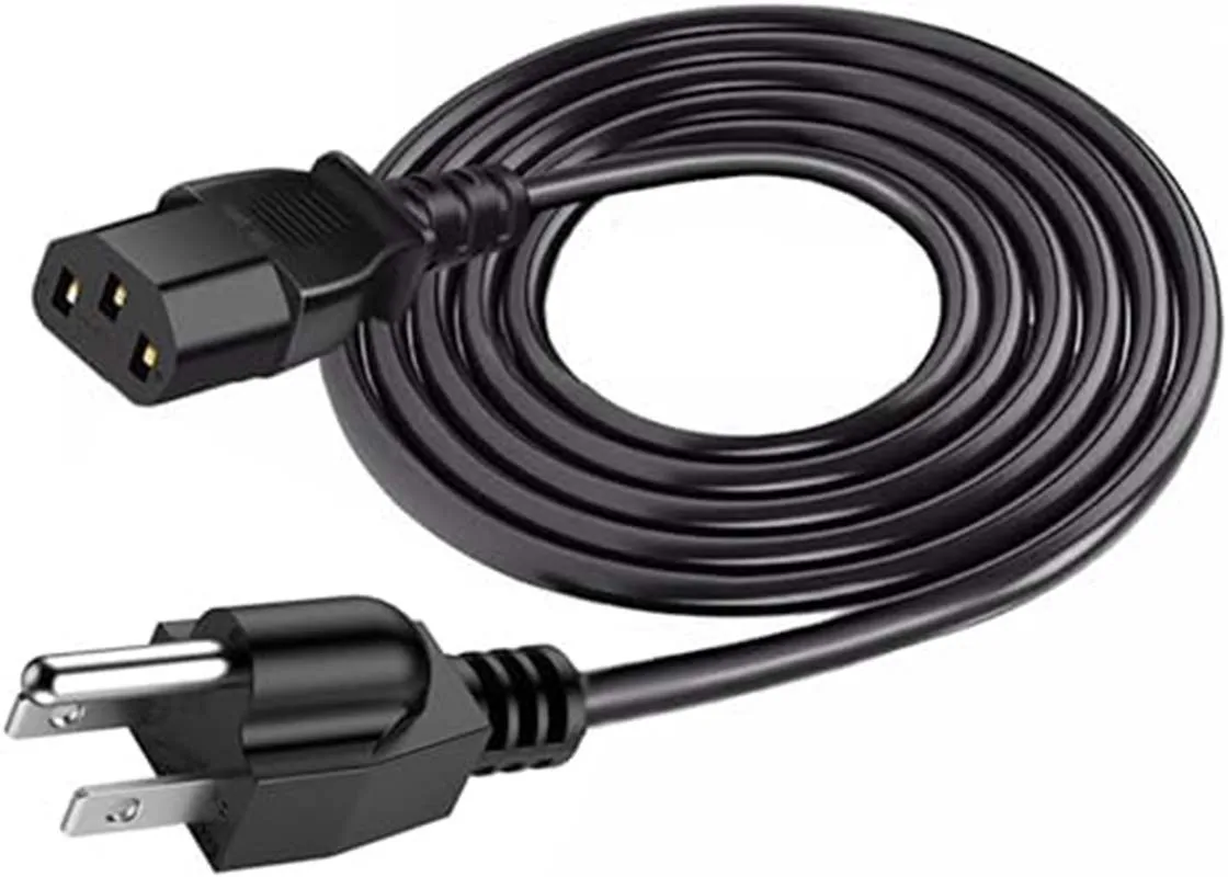 1M 1.5M 3M střídavého 110V~220V energie kabel nám 3-prong konektor elektrický drát 2500W měď nabíjení linky pro PC notebook počítač TV