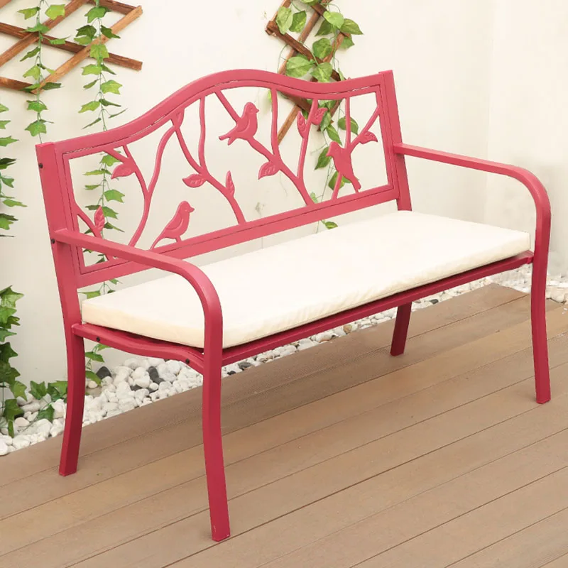 Relax Chair Outdoor Iron Garden Bed Furniture Terrace Plastic Rattan Couch Street Little Rocking Chairs Patio Lounge Armchair