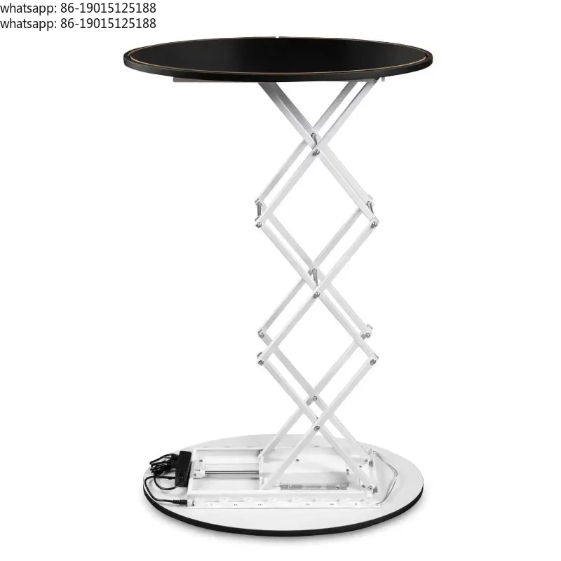 Automatic setting of hydraulic rectangular fabric counter portable foldable promotional table pop-up window