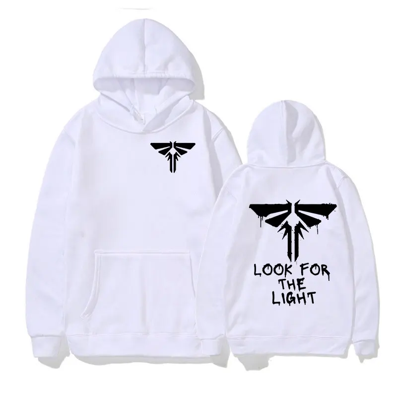 The Last of Us Look for The Light Firefly Mark Hoodie Men Women Fashion Long Sleeve  Clothing Oversized HoodyPullover Sweatshirt