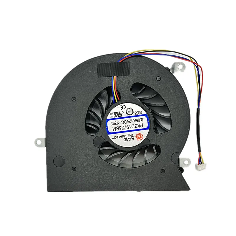 

New CPU Cooling Fan For MSI GT62 GT62VR MS-16L1 MS-16L2 MS-16L3 6RD 6RE 7RE N322 N395 PABD19735BM 4-Pins 12V 0.65A 4Pin