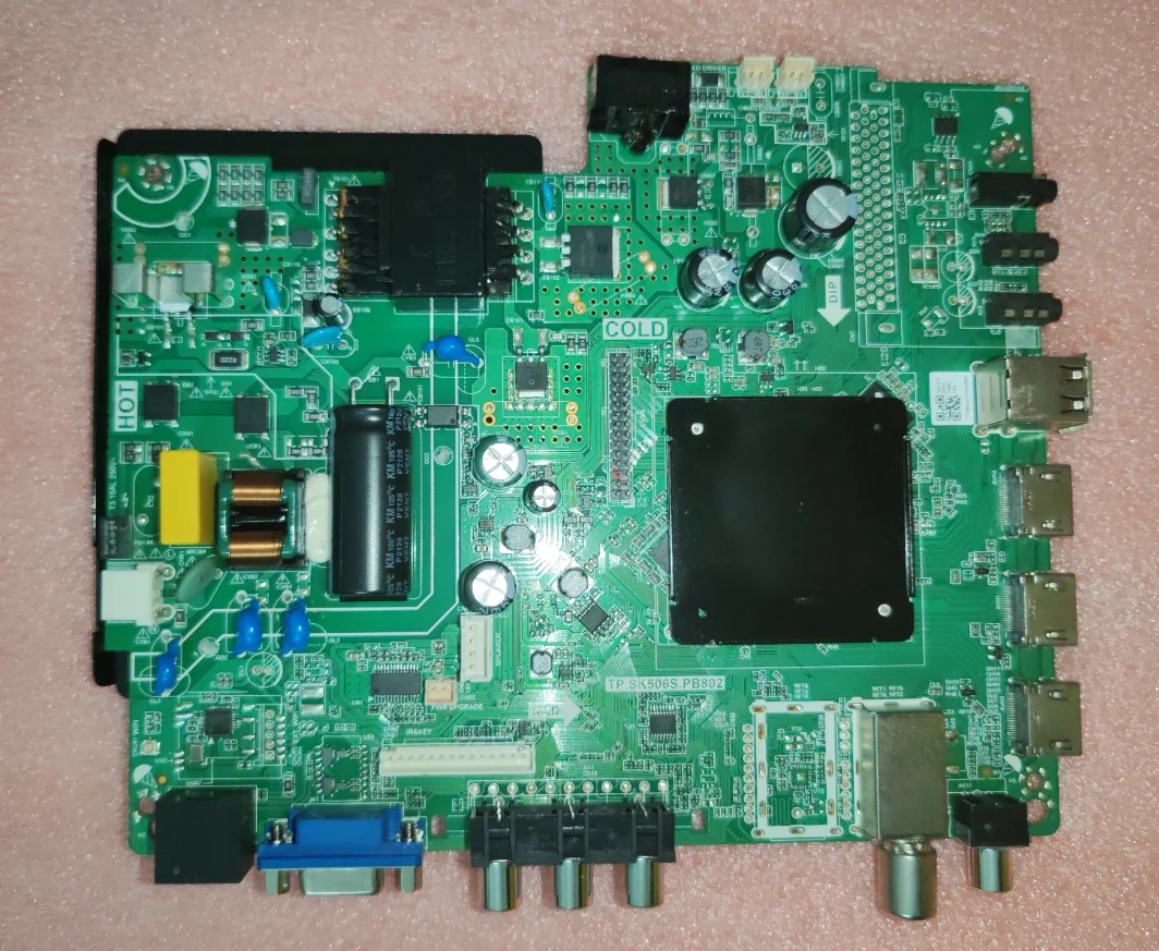 

Free shipping! TP.SK506S.PB802 Network WiFi TV motherboard 4-core 1G+8g 35--45v 65w or 45--79v 75w working good