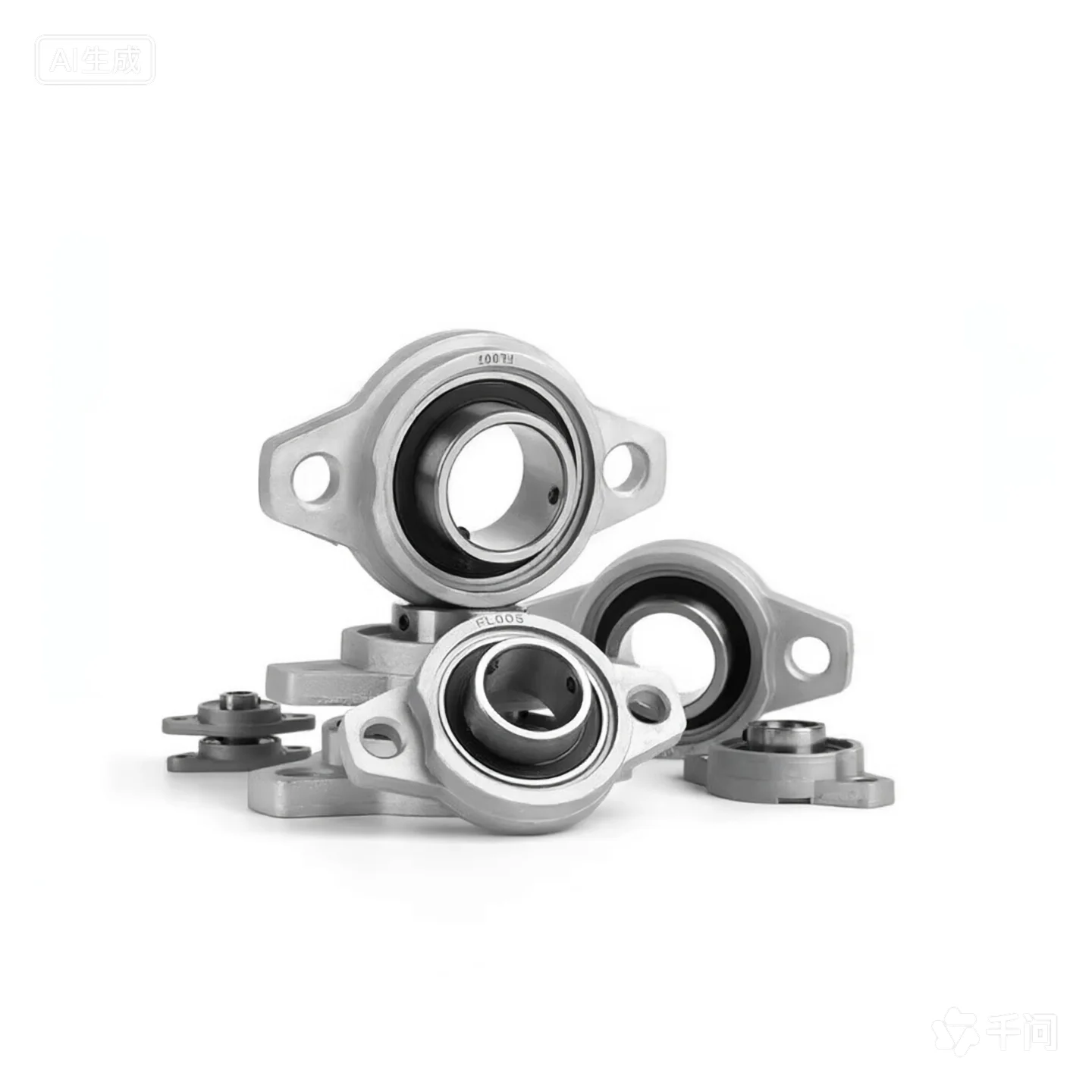 4/10PCS Mini Bearings KFL08 KFL000 KFL001 KFL002 KFL003 KFL004 KFL005 Bore 8mm 10mm 12mm 16mm Zink Alloy Pillow Block Bearing