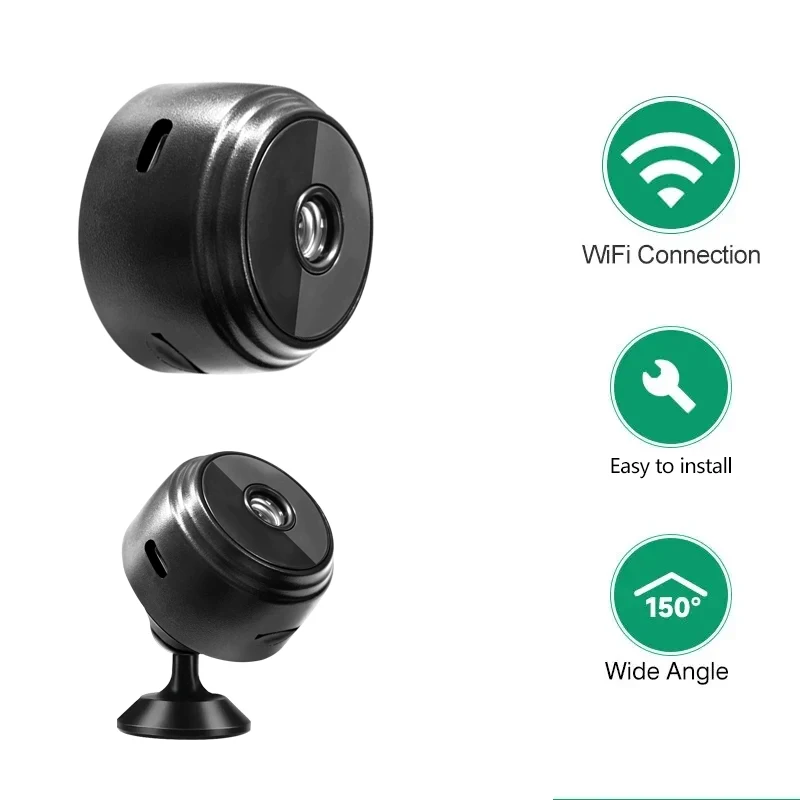 A9เครื่องบันทึกเสียงขนาดเล็กกล้อง WIFI Mini HD 1080P กล้อง IP ตรวจตราวิดีโอกล้องวิดีโอขนาดเล็กไร้สาย