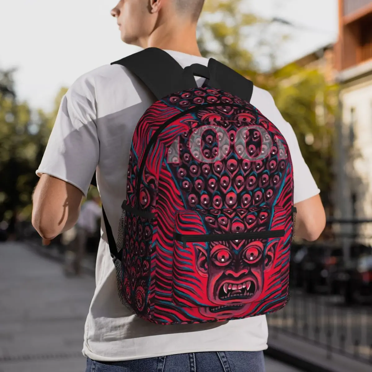 Rock Tool Band Lateralus Heavy Metal Music Student Backpack School Bag Hiking Travel Daypack for Men Women Bookbag Shoulder Bags